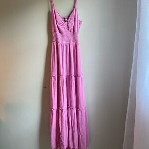 Hollister Light Pink Maxi Dress